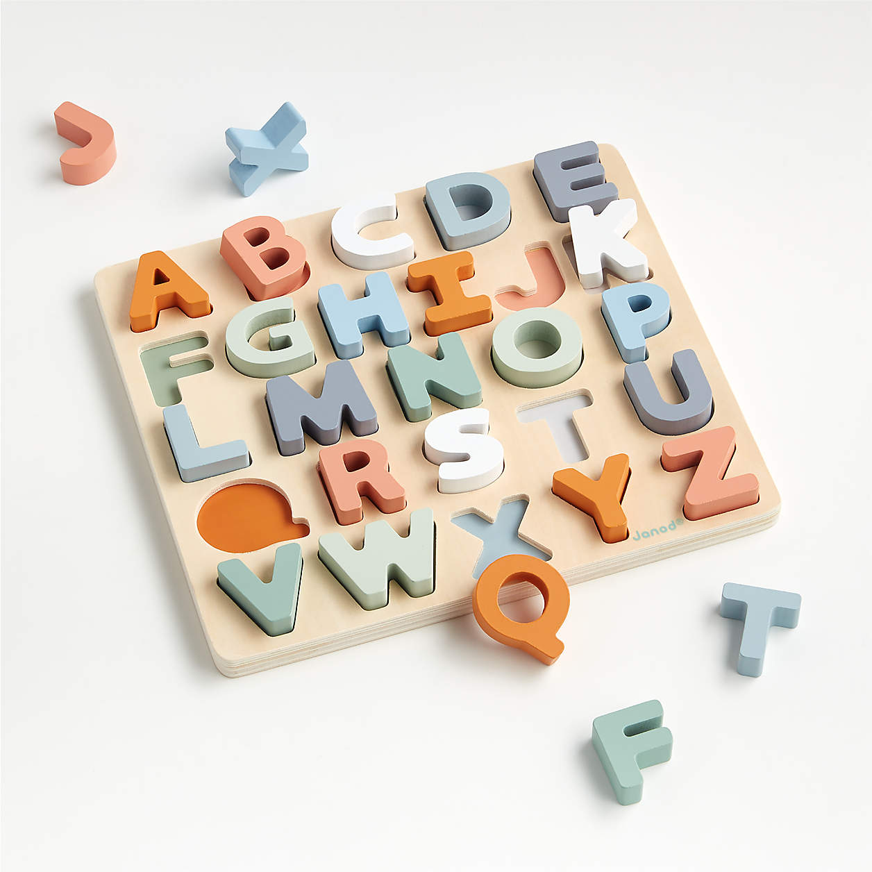 Janod Alphabet Wooden Baby Puzzle